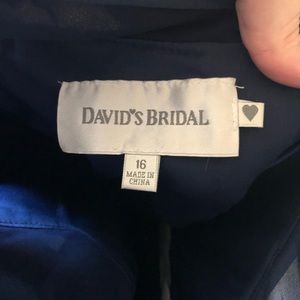 David’s Bridal bridesmaid dress.